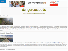 Tablet Screenshot of dangerousroads.org